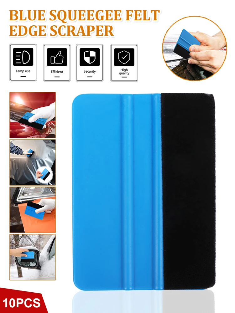 10Pcs Blue Squeegee Felt Edge Scraper Auto Styling Vinyl Carbon Fiber Window Ice Remover Cleaning Wash Car Scraper Car Decals
10Pcs Blue Squeegee Felt Edge Scraper Auto Styling Vinyl Carbon Fiber Window Ice Remover Cleaning Wash Car Scraper Car Decals