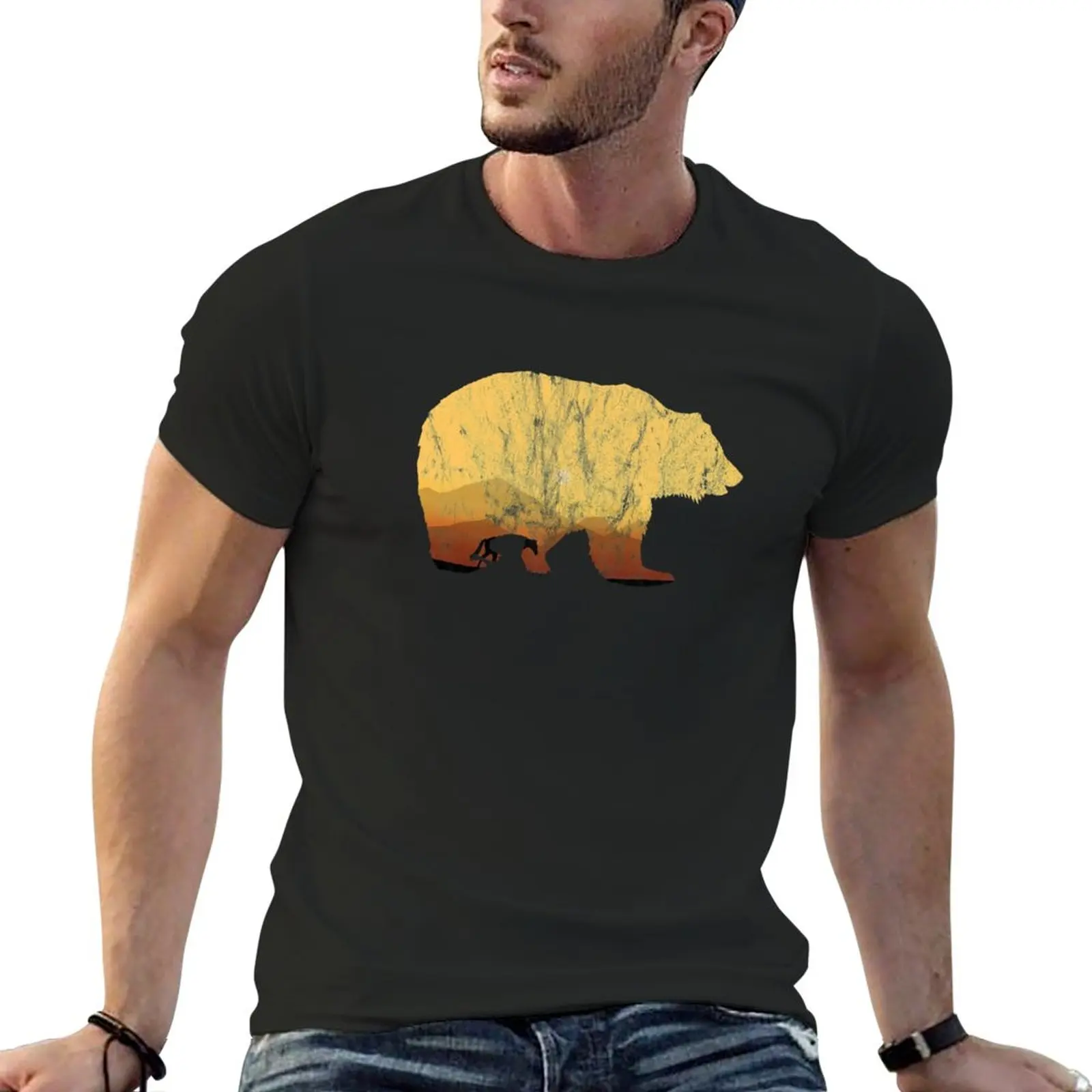 Bear mountains nature used look T-Shirt graphics t shirt black t shirt t shirts men
Bear mountains nature used look T-Shirt graphics t shirt black t shirt t shirts men