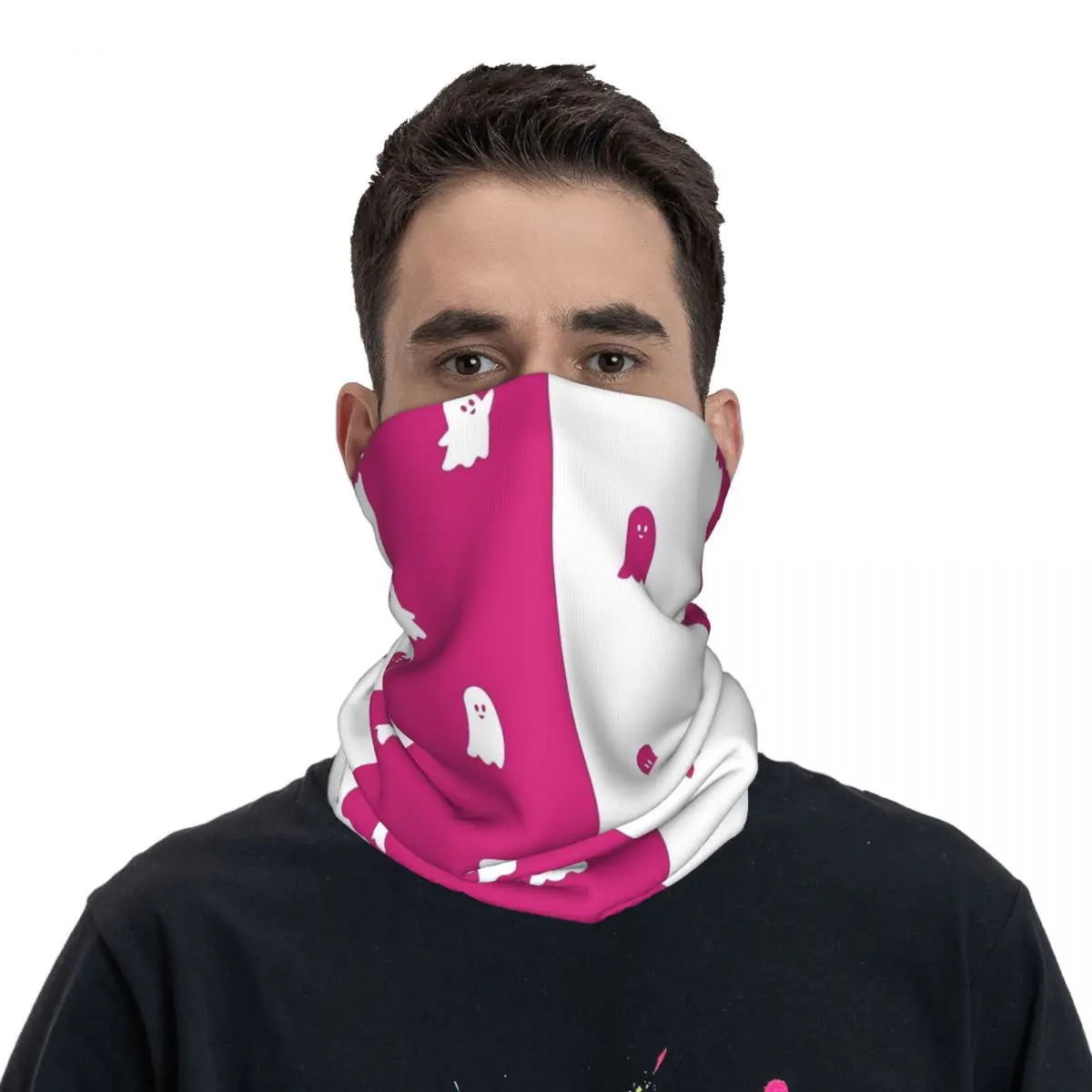 Pink Ghost Kawaii Bandana Neck Cover Printed Spooky Halloween Balaclavas Face Mask Scarf Headband Outdoor Sports Outdoor Gaiter
Pink Ghost Kawaii Bandana Neck Cover Printed Spooky Halloween Balaclavas Face Mask Scarf Headband Outdoor Sports Outdoor Gaiter
