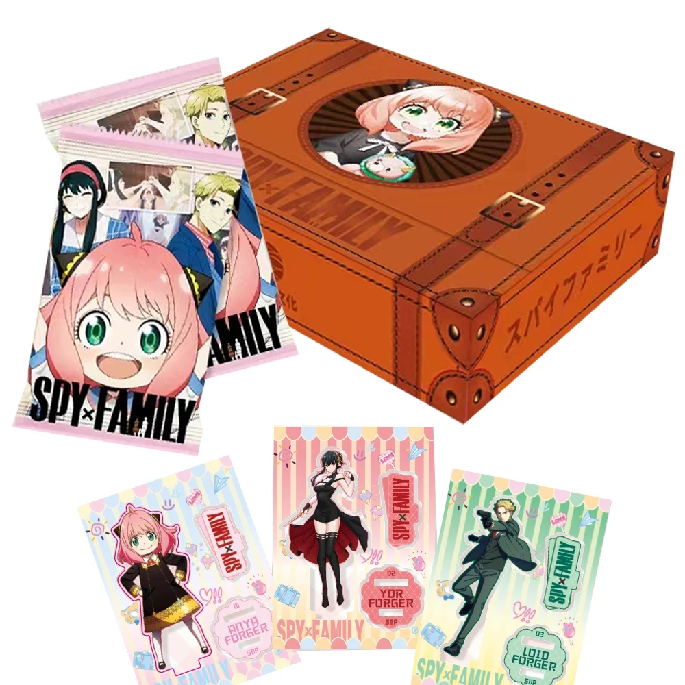 

Anime Spy X Family Cards For Children Ania Lloyd Joel Character Rare Limited Edition Hidden Card Collection Kids Birthday Gifts
