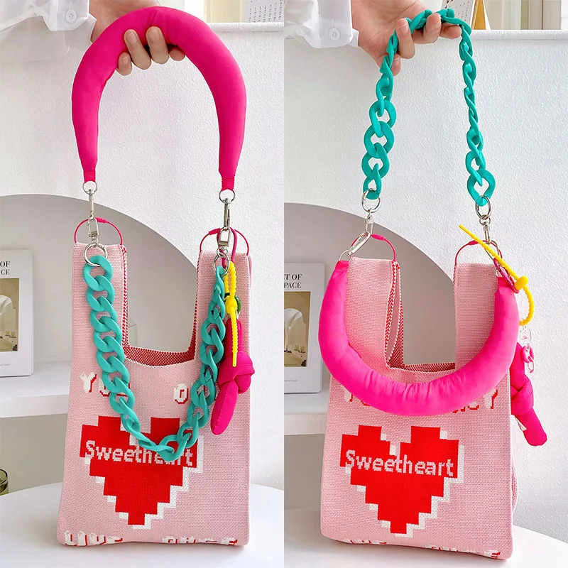 DIY Women'S Bag Replacement Accessories Handbag Extension Strap With Acrylic Chain Wide Shoulder Strap Ins Long Handles Strap
DIY Women'S Bag Replacement Accessories Handbag Extension Strap With Acrylic Chain Wide Shoulder Strap Ins Long Handles Strap
