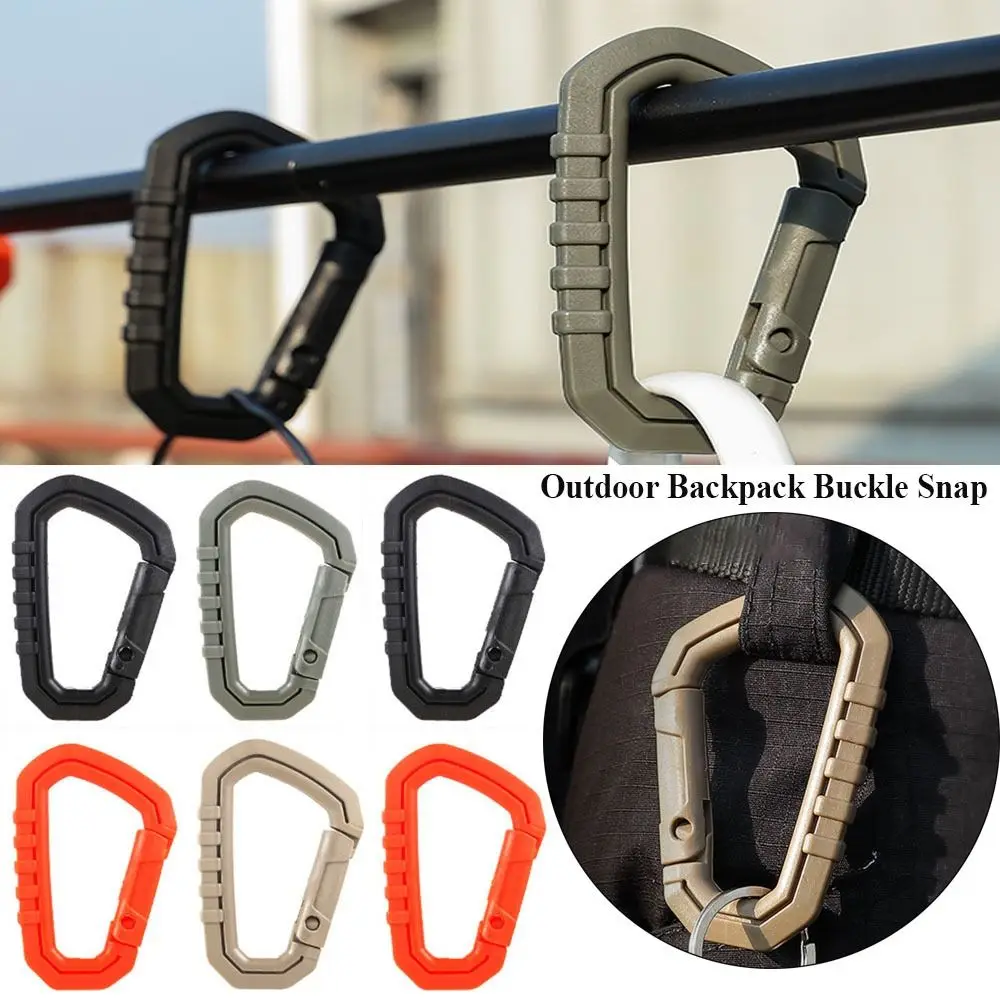 

Molle Webbing Backpack Buckles Attach quickdraw Shackle Carabiner Clip D-buckle Snap Lock Camp Camping Hiking Mountain Tools