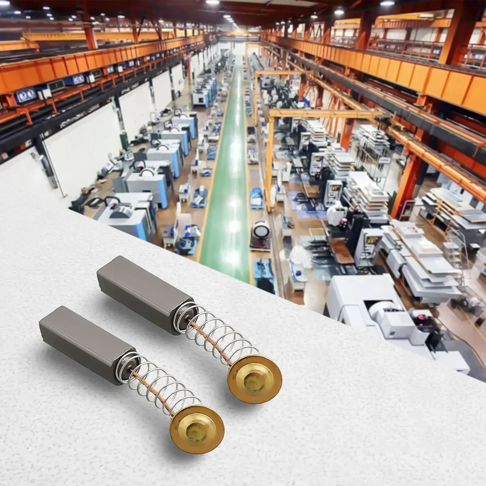 Power Tool Carbon Brushes 10pcs 20x6x6mm Electric Motors Metal Parts Replacement Spring Length 30mm Vacuum Cleaners
Power Tool Carbon Brushes 10pcs 20x6x6mm Electric Motors Metal Parts Replacement Spring Length 30mm Vacuum Cleaners