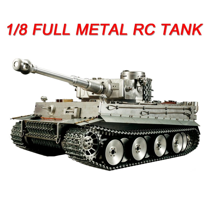 1/8 Full Metal Remote Control Tank Model German Tiger 2.4G Aluminum Alloy M1A2 Heavy RC Tank Model
1/8 Full Metal Remote Control Tank Model German Tiger 2.4G Aluminum Alloy M1A2 Heavy RC Tank Model
