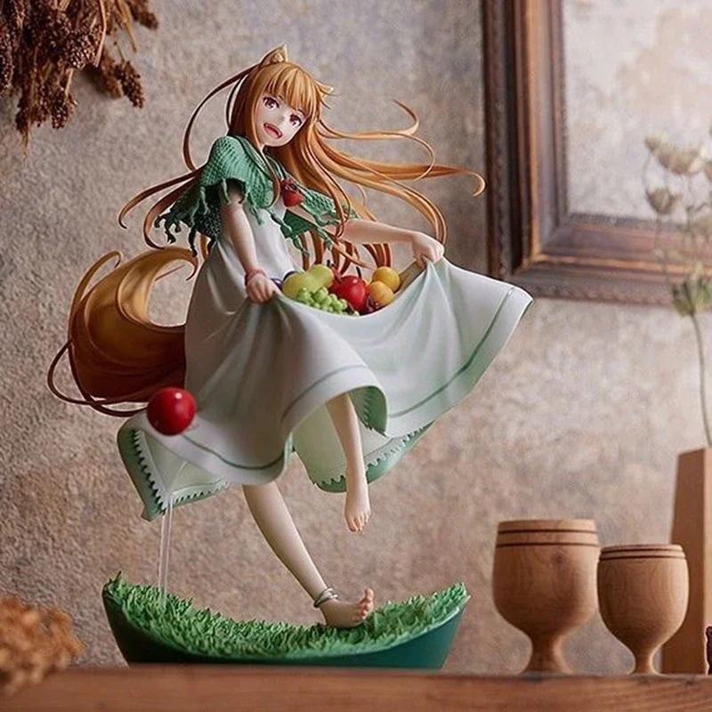 

25cm Anime Spice and Wolf Holo Action Figure Wolves and The Scent of Fruit Figurine GSC Holo Figure Doll PVC Ornament Model Toys