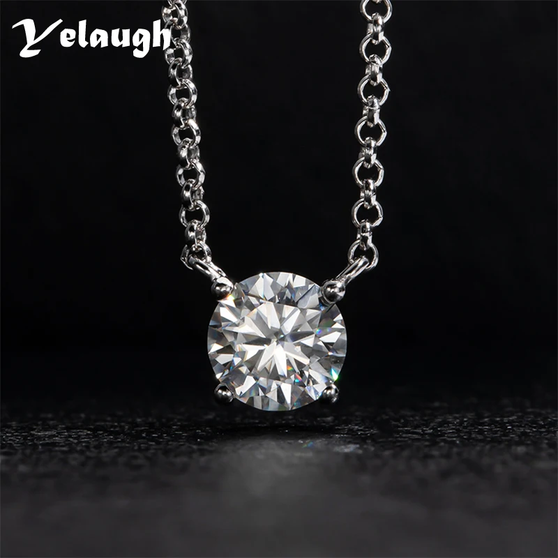 Yelaugh 1ct D Color Moissanite Diamond Pendant Necklace Solid 925 Sterling Silver 18K Gold Plated Engagement Chain Necklace
Yelaugh 1ct D Color Moissanite Diamond Pendant Necklace Solid 925 Sterling Silver 18K Gold Plated Engagement Chain Necklace