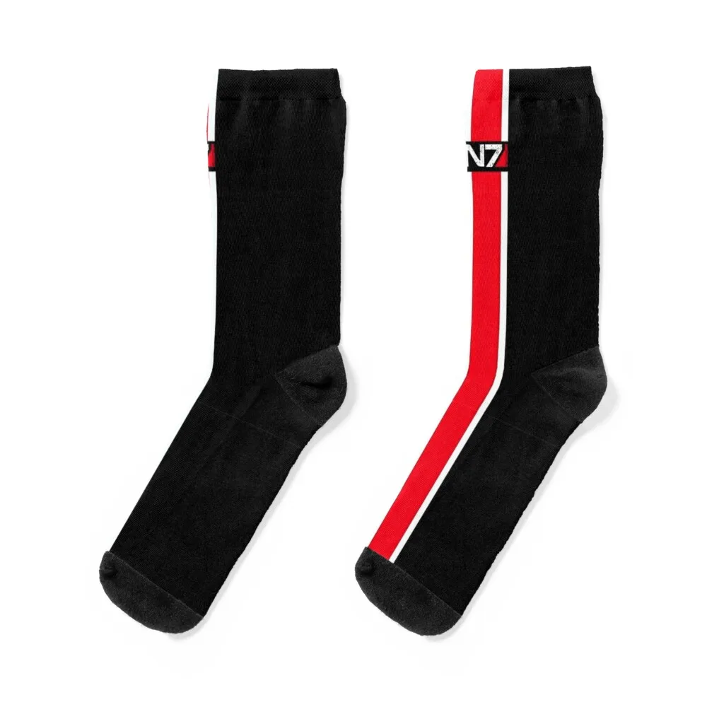 

Mass Effect-N7, мужские носки, забавные подарочные носки для девочек и мужчин