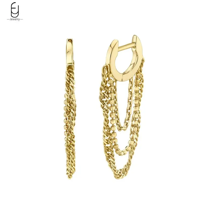 925 Sterling Silver Ear Needle Long Chain Tassel Drop Earrings For Women Fashion Long Chain Hoop Earrings Female Fine Jewelry
925 Sterling Silver Ear Needle Long Chain Tassel Drop Earrings For Women Fashion Long Chain Hoop Earrings Female Fine Jewelry