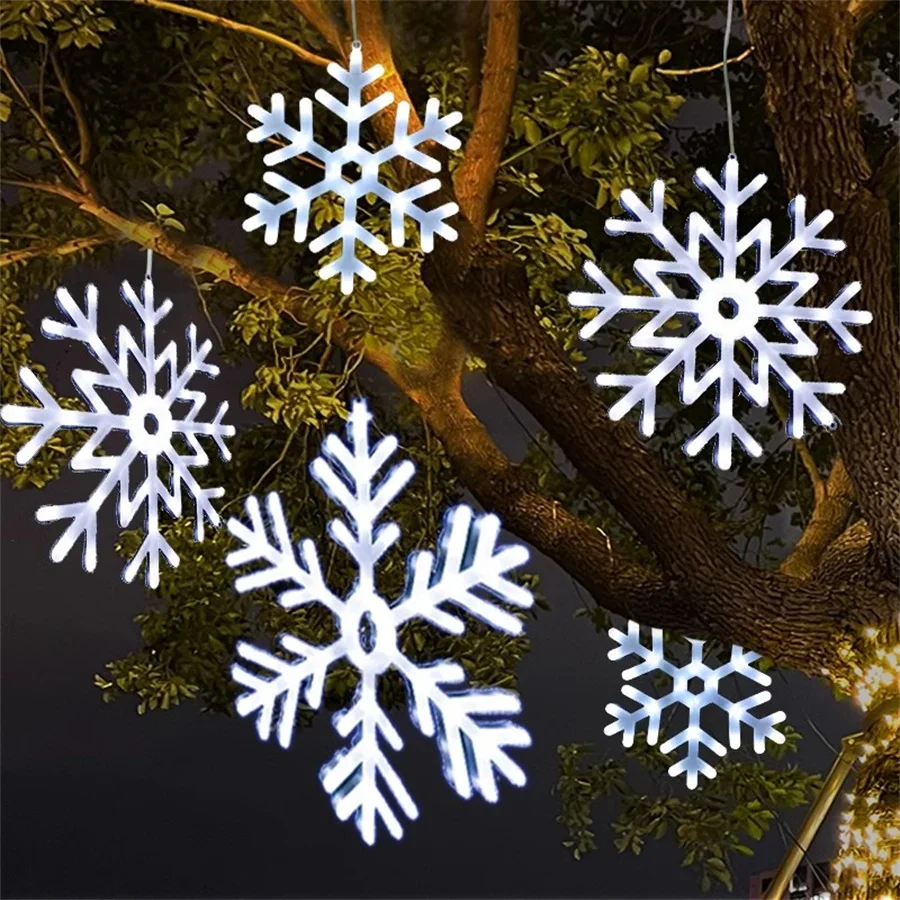 Thrisdar Christmas Snowflakes Fairy Light Outdoor Tree Snowflakes Garland Hanging Light DIY Xmas Tree Hanging Snow Flake Decor
Thrisdar Christmas Snowflakes Fairy Light Outdoor Tree Snowflakes Garland Hanging Light DIY Xmas Tree Hanging Snow Flake Decor