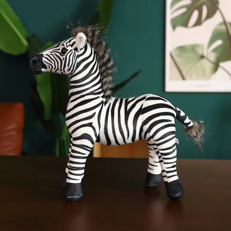 Cute Standing Zebra Stuffed Animal Plush Toy Simulation Zebra Doll Photography Props Christmas Birthday Gifts for Children
Cute Standing Zebra Stuffed Animal Plush Toy Simulation Zebra Doll Photography Props Christmas Birthday Gifts for Children