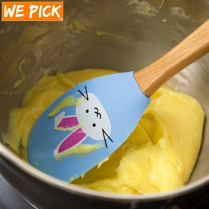 1 шт. мультяшный скребок WePick для выпечки, деревянная ручка, кухонный шпатель для помадки, торта, крема, силиконовый скребок для масла, инструмент для выпечки 
1 шт. мультяшный скребок WePick для выпечки, деревянная ручка, кухонный шпатель для помадки, торта, крема, силиконовый скребок для масла, инструмент для выпечки