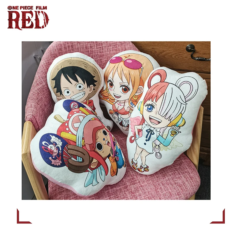 

ONE PIECE Action Toy Figures RED MOVIE Humanoid Throw Pillow Good Product Fashion Plush Throw Pillow Christmas Gifts