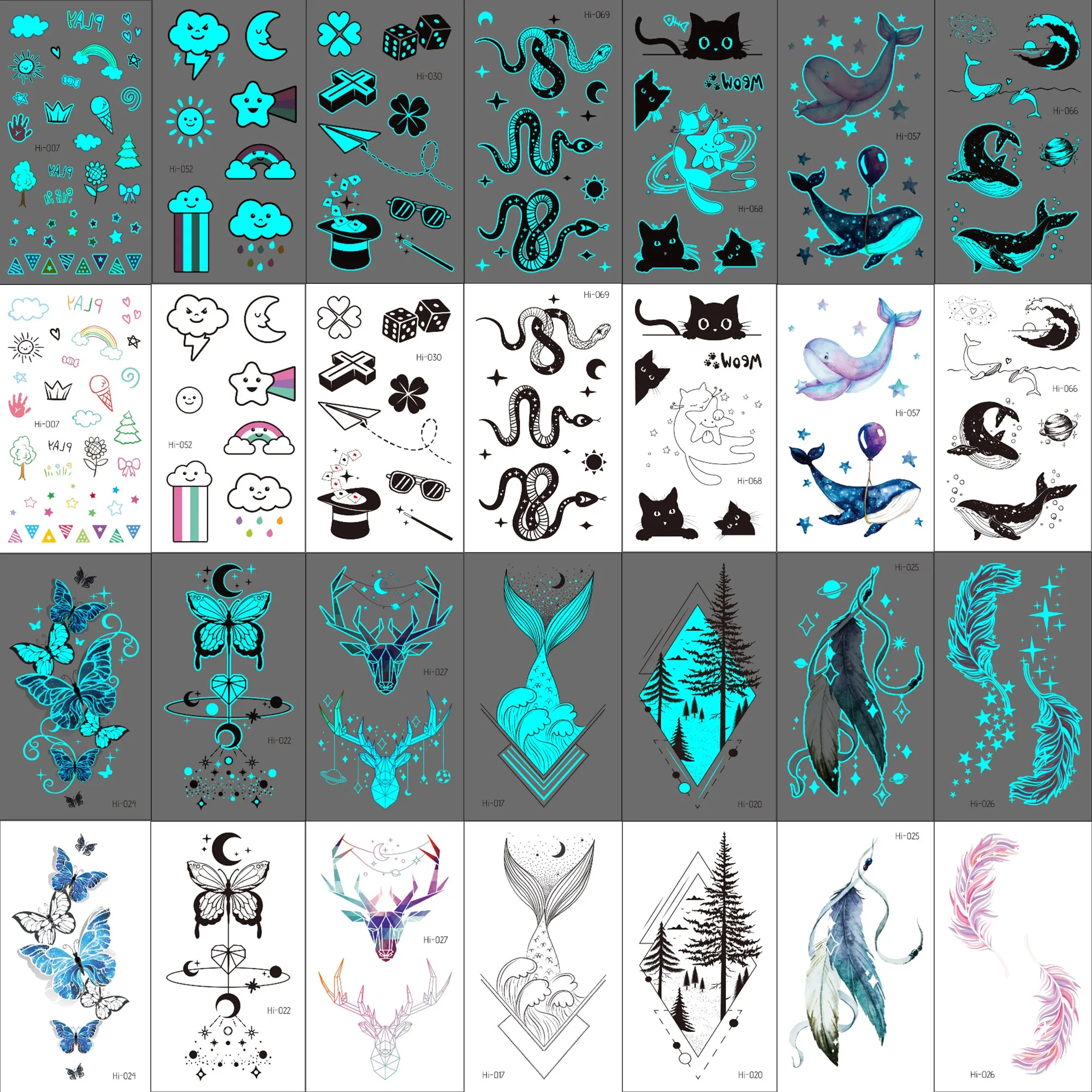 Синяя светящаяся Звезда Луна временные татуировки для женщин Светящиеся в темноте кошка КИТ Лось искусственная Татуировка наклейка на тело для девочек тату перо сделай сам
Синяя светящаяся Звезда Луна временные татуировки для женщин Светящиеся в темноте кошка КИТ Лось искусственная Татуировка наклейка на тело для девочек тату перо сделай сам