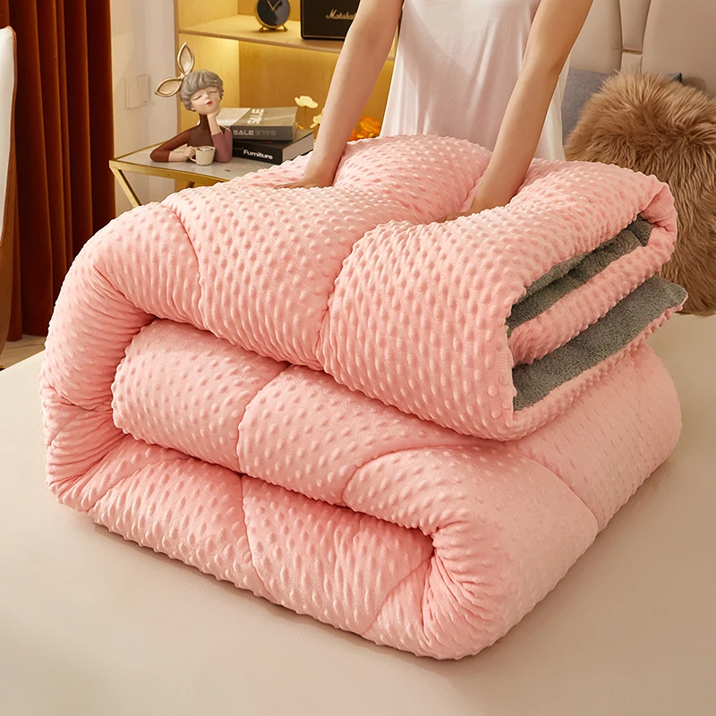 Solid Soft Warm Velvet Blanket Autumn Winter Wool Cashmere And Soy Fleece Quilt Velvet Fleece Duvet Thick Queen Comforter Core
Solid Soft Warm Velvet Blanket Autumn Winter Wool Cashmere And Soy Fleece Quilt Velvet Fleece Duvet Thick Queen Comforter Core