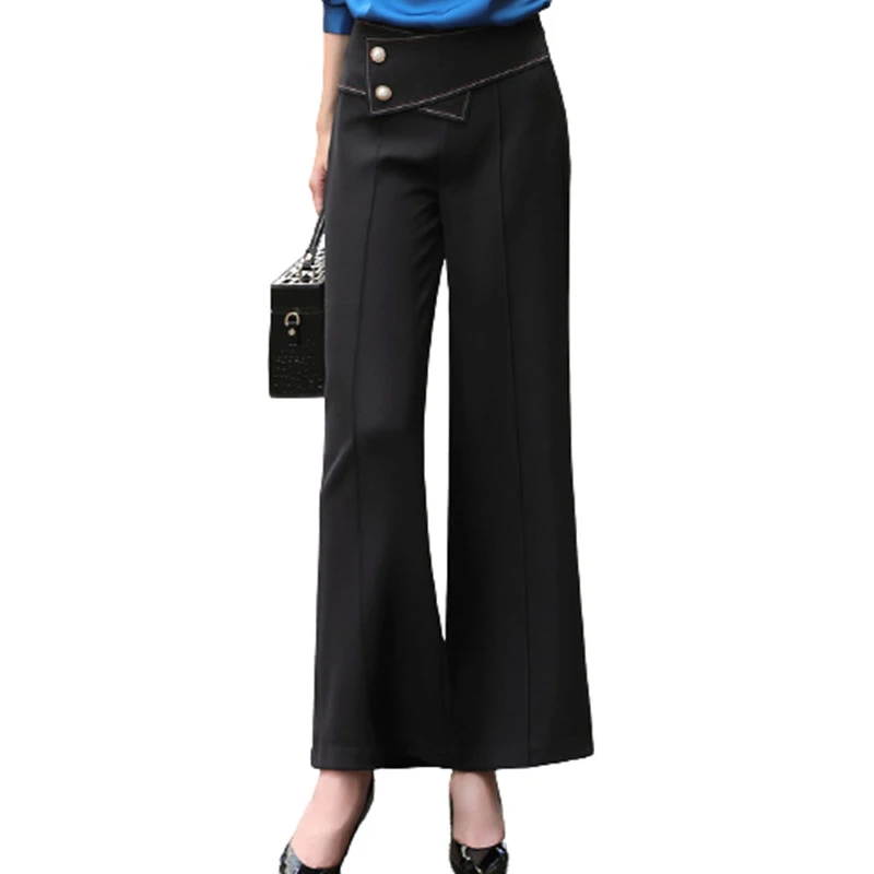 Черные профессиональные офисные женские повседневные брюки темпераментные широкие брюки высококлассные женские новые свободные
Черные профессиональные офисные женские повседневные брюки темпераментные широкие брюки высококлассные женские новые свободные