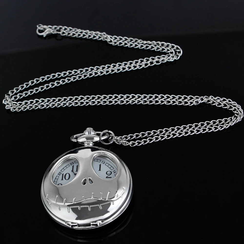 Christmas Eve Terror Mask Style Gentleman Necklace Pendant Quartz Pocket Watch Women's Jewelry Accessories Clock Best Gift 
Christmas Eve Terror Mask Style Gentleman Necklace Pendant Quartz Pocket Watch Women's Jewelry Accessories Clock Best Gift