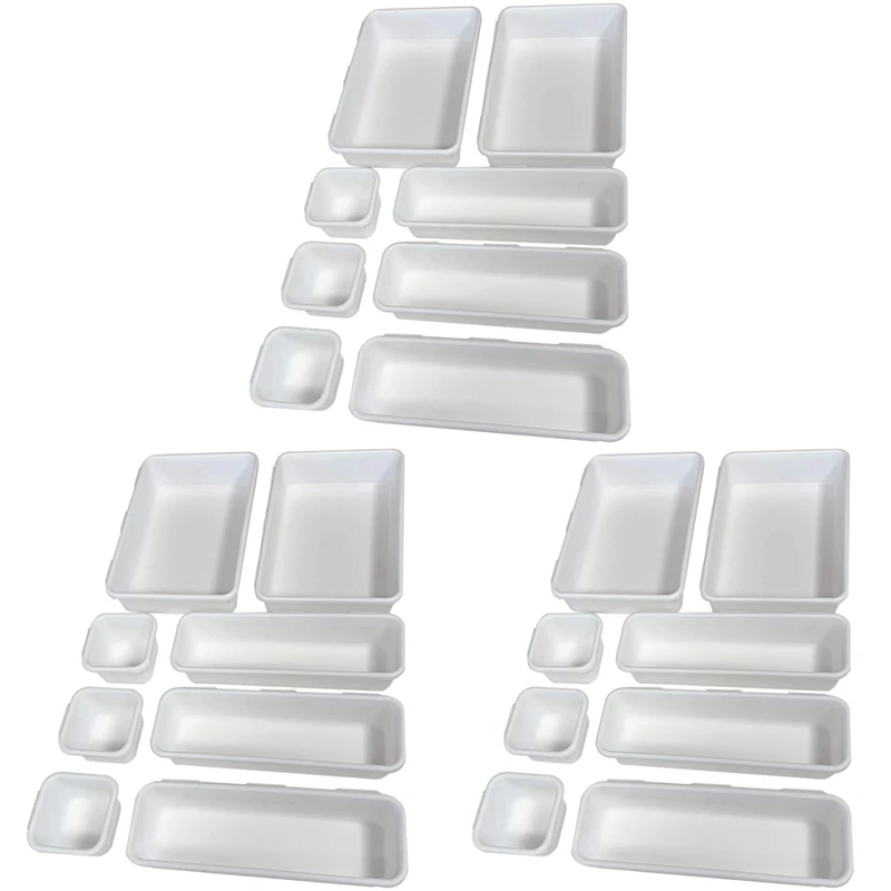Drawer Organizer (24 PCS) - Interlocking Desk Organizer Tray Drawer Dividers Snap Together For Custom Layout Non Slip
Drawer Organizer (24 PCS) - Interlocking Desk Organizer Tray Drawer Dividers Snap Together For Custom Layout Non Slip