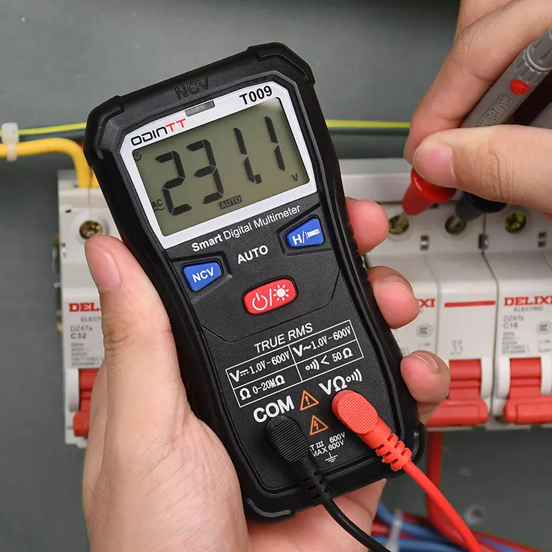 NEW Digital multimeter AC/DC voltage tester intelligent automatic range ohm buzzer backlight flashlight 600V intelligent tester
NEW Digital multimeter AC/DC voltage tester intelligent automatic range ohm buzzer backlight flashlight 600V intelligent tester