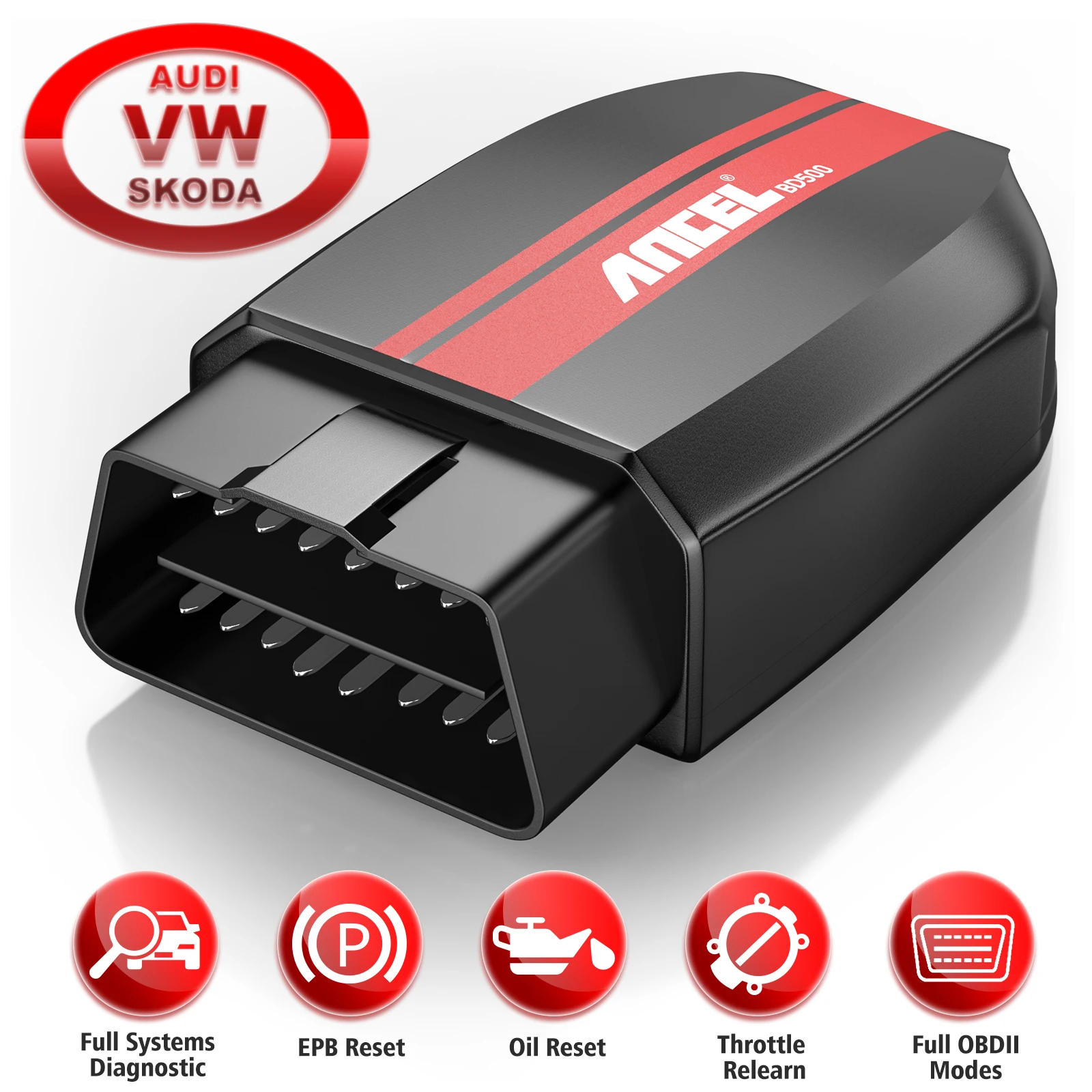 ANCEL BD500 Bluetooth OBD2 Scanner Car Diagnostic Tools All System Oil EPB ETC Reset BAT Test Automotive Scanner for VW for Audi 
ANCEL BD500 Bluetooth OBD2 Scanner Car Diagnostic Tools All System Oil EPB ETC Reset BAT Test Automotive Scanner for VW for Audi