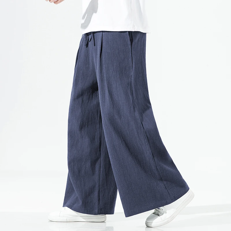 Wide Leg 2023 Streetwear Spring Harajuku Linen Pants Black Men Harem Male Chinese Style Han Fu Kongfu
Wide Leg 2023 Streetwear Spring Harajuku Linen Pants Black Men Harem Male Chinese Style Han Fu Kongfu