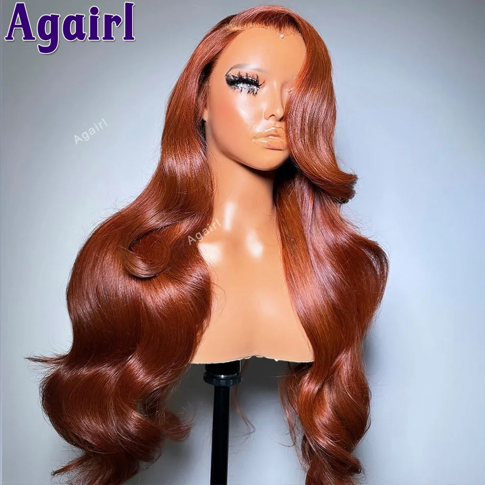Ginger Reddish Brown Colored Body Wave Lace Front Human Hair Wigs Pre Plucked 13x6 13X4 Transparent Lace Frontal Wigs For Women
Ginger Reddish Brown Colored Body Wave Lace Front Human Hair Wigs Pre Plucked 13x6 13X4 Transparent Lace Frontal Wigs For Women