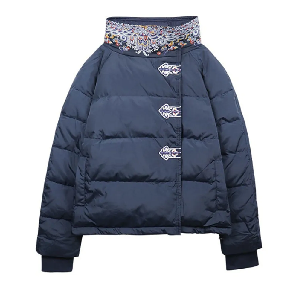Winter Fashion Tops Y2k Stand Collar Autumn Ethnic Style Women's Cotton Linen Coat Clothes Padded Jacket Female M-2XL
Winter Fashion Tops Y2k Stand Collar Autumn Ethnic Style Women's Cotton Linen Coat Clothes Padded Jacket Female M-2XL