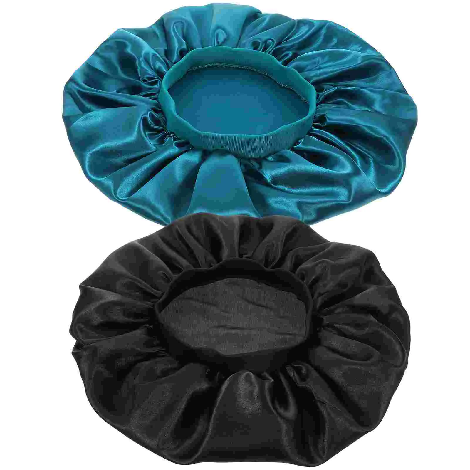 2 Pcs Wide-brimmed Decorative Elastic Sleeping Bonnet for Extra Large Adjustable Beanie Hat Satin Women Curly Hair 
2 Pcs Wide-brimmed Decorative Elastic Sleeping Bonnet for Extra Large Adjustable Beanie Hat Satin Women Curly Hair