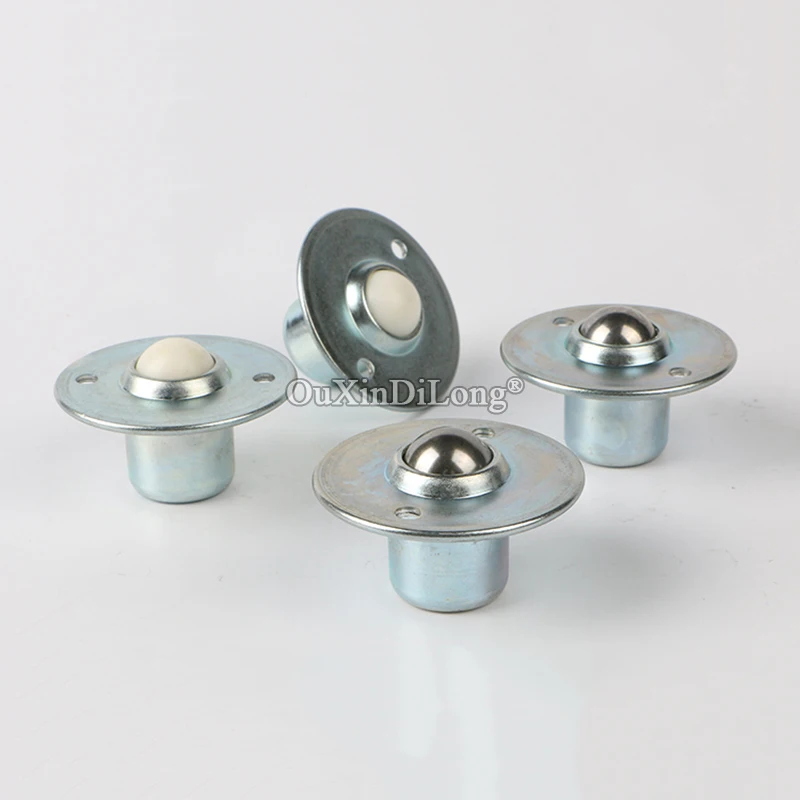 

10PCS Precision Conveying Universal Ball Transfer Unit Steel/Nylon Ball Bearing Bull Eye Wheels Casters Conveyor Rollers Sliders