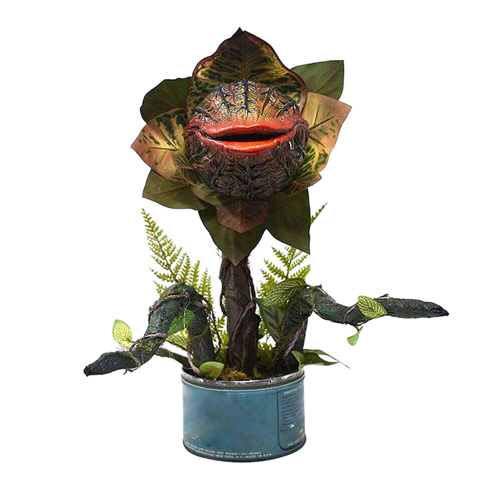 

Цветок пиранхи, искусственное украшение для сада на Хэллоуин, страшное растение, атмосфера «сделай сам», Ремесленная скульптура из смолы для лужайки, крыльца