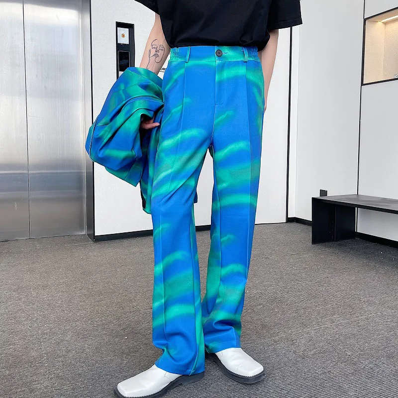 2023Blue Suit Print Pants Vintage Colorful Fashion Men Show Loose Casual Party Male Streetwear Hip Hop Trousers
2023Blue Suit Print Pants Vintage Colorful Fashion Men Show Loose Casual Party Male Streetwear Hip Hop Trousers
