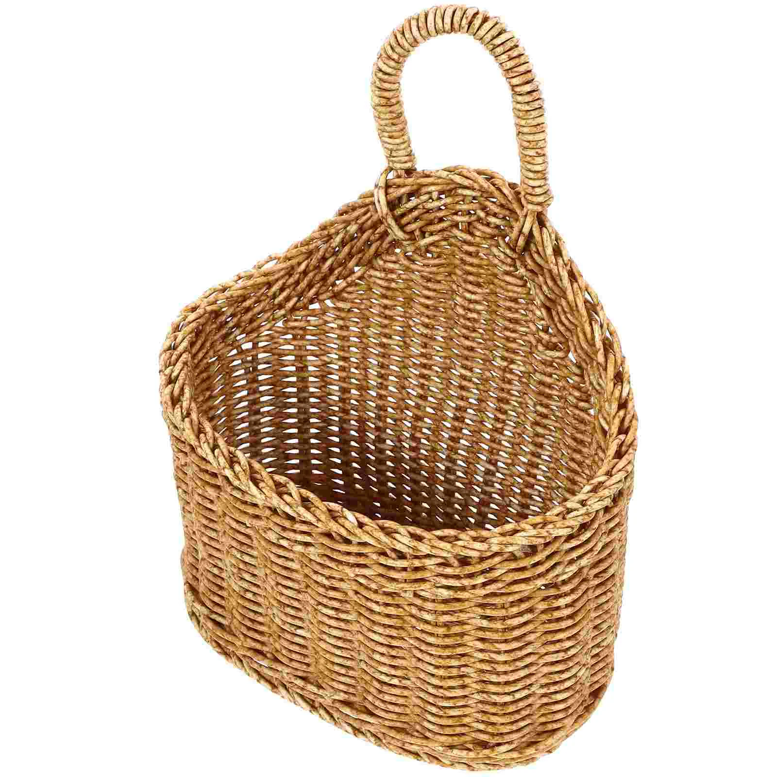 Hanging Storage Basket Woven Wall Basket Oganizing Handmade Wicker Basket Wall Mounted Basket Plant Holder Shelf
Hanging Storage Basket Woven Wall Basket Oganizing Handmade Wicker Basket Wall Mounted Basket Plant Holder Shelf