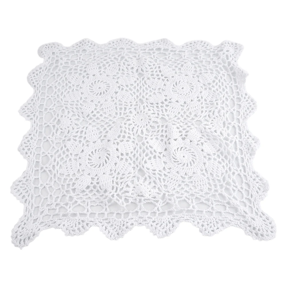 Vintage Square Tablecloth Doily Cotton Lace Crochet Floral Table Cloth Dining Banquet Decor Kitchen Supplies Table Decoration
Vintage Square Tablecloth Doily Cotton Lace Crochet Floral Table Cloth Dining Banquet Decor Kitchen Supplies Table Decoration