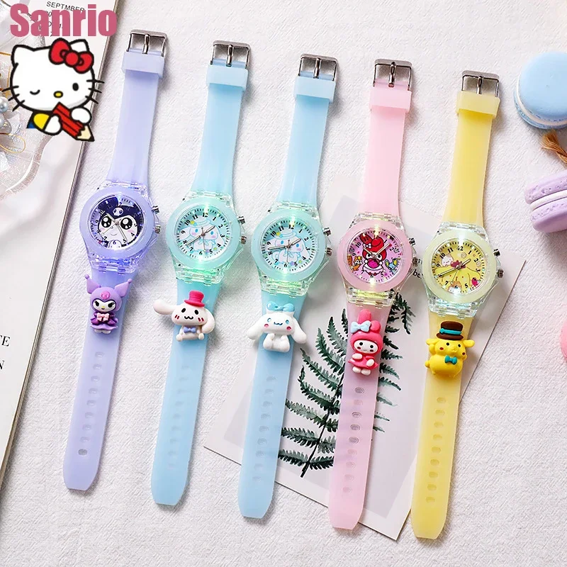 Sanrio Hello Kitty Cinnamoroll Pompompurin My Melody Kawaii Cartoon Children's Watch New Luminous Cute Student Anime Doll Watch
Sanrio Hello Kitty Cinnamoroll Pompompurin My Melody Kawaii Cartoon Children's Watch New Luminous Cute Student Anime Doll Watch
