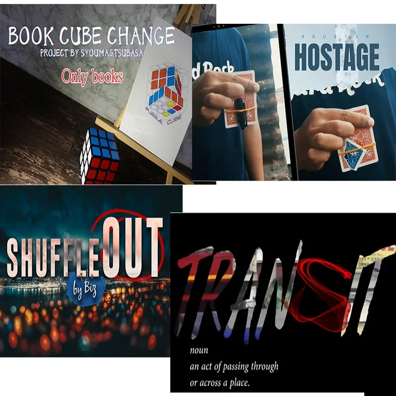 

2021 Transit by Ron Salamangkero| Book Cube Change By Syouma & Tsubasa | ShuffleOut BY Biz | Hostage - Agustin Magic Tricks