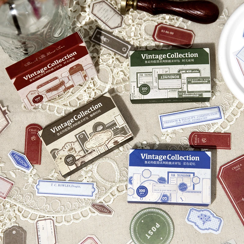 20Packs Wholesale Base Paper Material paper boxed stickers retro decorative collage bottoming message Time Post Office Coffee
20Packs Wholesale Base Paper Material paper boxed stickers retro decorative collage bottoming message Time Post Office Coffee