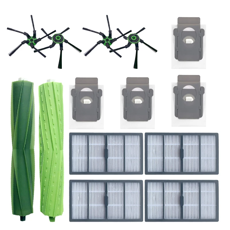 Мешок для пыли с фильтром и основной щеткой, как показано на рисунке, пластик + ткань + резиновые аксессуары для пылесоса Irobot Roomba S9 9150 / S9 + Plus 9550 
Мешок для пыли с фильтром и основной щеткой, как показано на рисунке, пластик + ткань + резиновые аксессуары для пылесоса Irobot Roomba S9 9150 / S9 + Plus 9550