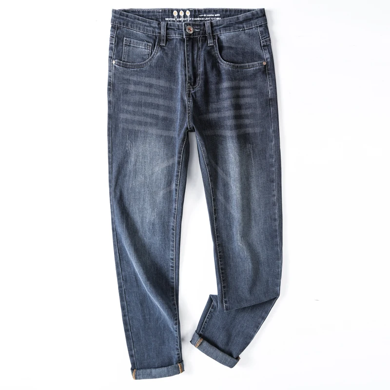 Men's Jeans Pants Blue Stretch Regular Fit Slim Straight Nice Autumn Pop Casual Denim Trousers Man Streetwear Famous Brand Jeans
Men's Jeans Pants Blue Stretch Regular Fit Slim Straight Nice Autumn Pop Casual Denim Trousers Man Streetwear Famous Brand Jeans