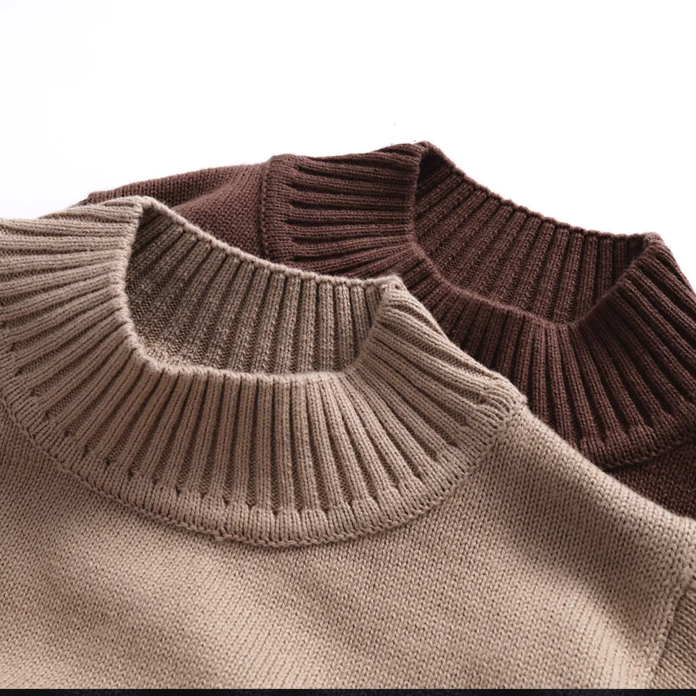 2025 Autumn New Children Long Sleeve Knit Sweater Solid Girls Knitted Shirts Boys Cotton Pullover Baby Casual Sweater 8 S48347b616e6b4c8689c58fbb846602fbg