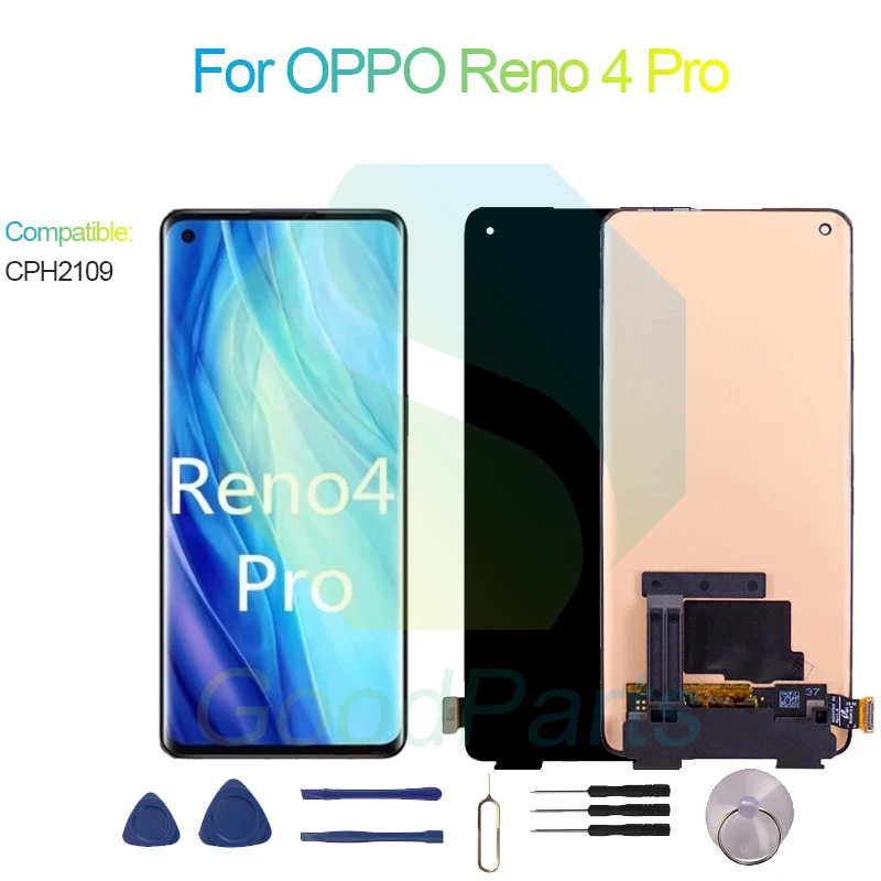 ЖК-дисплей для OPPO Reno 4 Pro, экран 6,5 дюйма CPH2109 Reno 4 Pro, сенсорный дигитайзер в сборе, замена
ЖК-дисплей для OPPO Reno 4 Pro, экран 6,5 дюйма CPH2109 Reno 4 Pro, сенсорный дигитайзер в сборе, замена