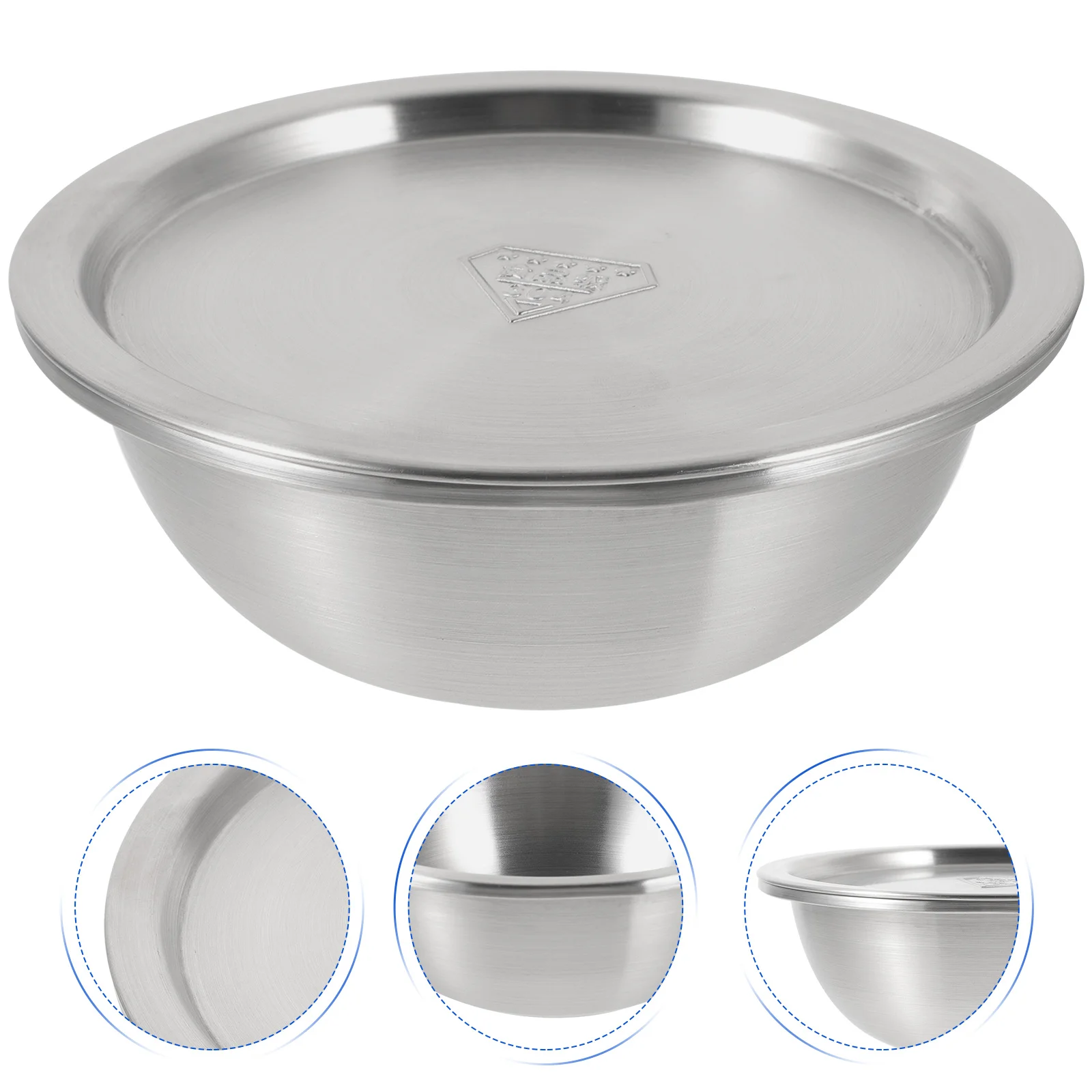 Stainless Steel Salad Bowl Large Mixing Soup Metal Bowls Kitchen for with Lid Storage
Stainless Steel Salad Bowl Large Mixing Soup Metal Bowls Kitchen for with Lid Storage