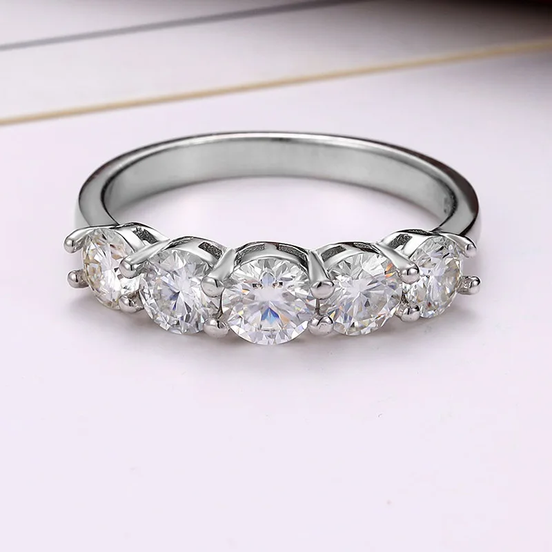 Genuine 5mm Moissanite Diamond Ring 100% Real 925 Sterling Silver Party Wedding Band Rings for Women Men Engagement Jewelry
Genuine 5mm Moissanite Diamond Ring 100% Real 925 Sterling Silver Party Wedding Band Rings for Women Men Engagement Jewelry