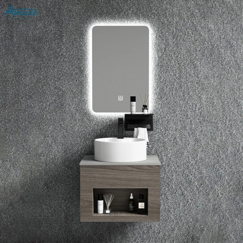 

New Design Factory Direct Sales Small Space Toilet Stainless Steel Bathroom Wall Vanity Cabinet