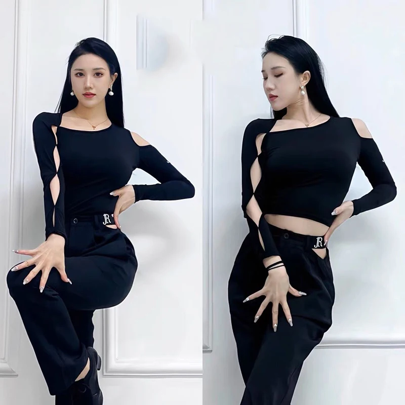 Latin Dance Tops For Women New Long-Sleeved Off-Shoulder Shirts With Bra Latin Dance Training Clothes Rumba Latin Wear DN14478
Latin Dance Tops For Women New Long-Sleeved Off-Shoulder Shirts With Bra Latin Dance Training Clothes Rumba Latin Wear DN14478