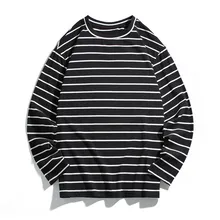 Japanese Style White Background Spring New Loose-Fitting Striped Long SleevesT-Shirt ShirtXZ405-T109-P38
Japanese Style White Background Spring New Loose-Fitting Striped Long SleevesT-Shirt ShirtXZ405-T109-P38