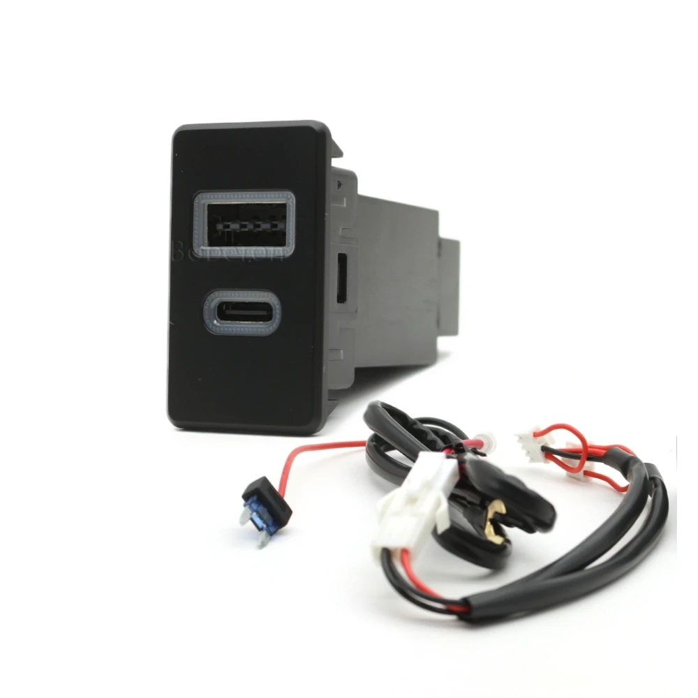 Fast Car Charger 12V Car Quick Dual Port Charge USB QC3.0 Type-C PD Interface Socket for Nissan Paladin Auto Accessories
Fast Car Charger 12V Car Quick Dual Port Charge USB QC3.0 Type-C PD Interface Socket for Nissan Paladin Auto Accessories