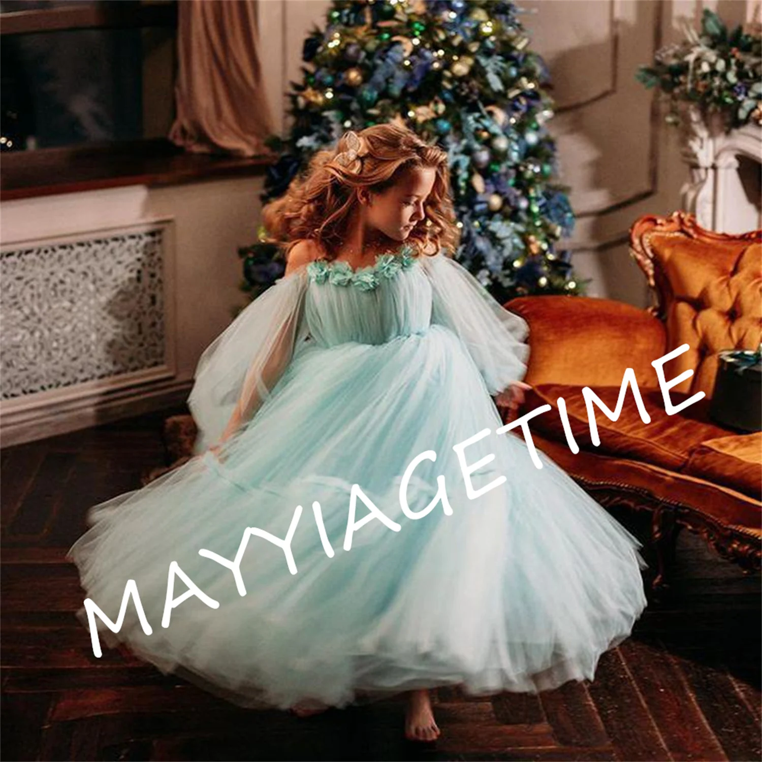 New Light Blue Flower Girl Dress Wedding Party Tulle Skirt Ruffled Princess Ball Gown Over Flowing Floral Kids Cosplay Princess
New Light Blue Flower Girl Dress Wedding Party Tulle Skirt Ruffled Princess Ball Gown Over Flowing Floral Kids Cosplay Princess