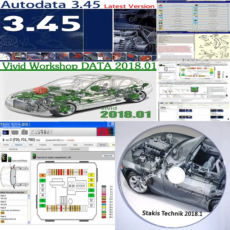 

2024 Auto repair software Vivid 2018 Workshop DATA 2018 Atris-Technik Europe Automotive Repair Software autodata 3.45 software