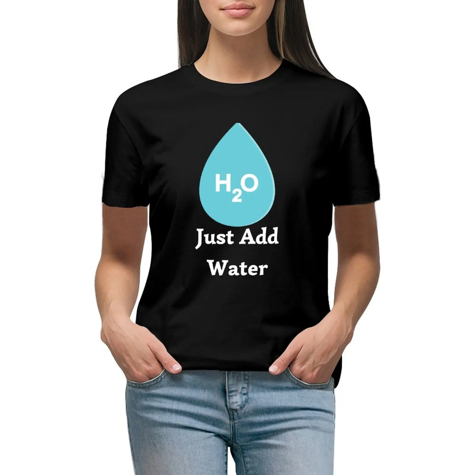 

H2o: Just Add Water (Logo) T-shirt Female clothing summer clothes cute tops Women clothing