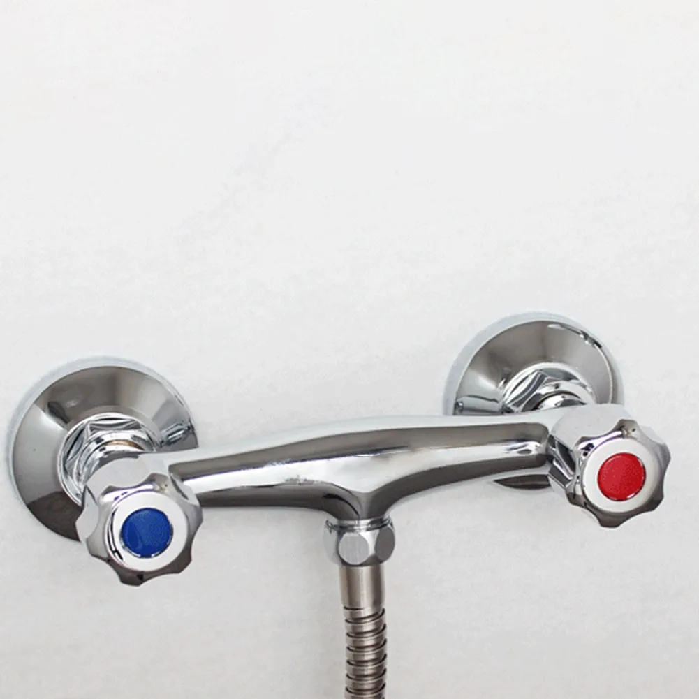 Bathroom Shower Mixer Valve Twin Outlet Valve Copper Hot And Cold Water Double-control Valve Faucet Accessories Faucet Househol
Bathroom Shower Mixer Valve Twin Outlet Valve Copper Hot And Cold Water Double-control Valve Faucet Accessories Faucet Househol