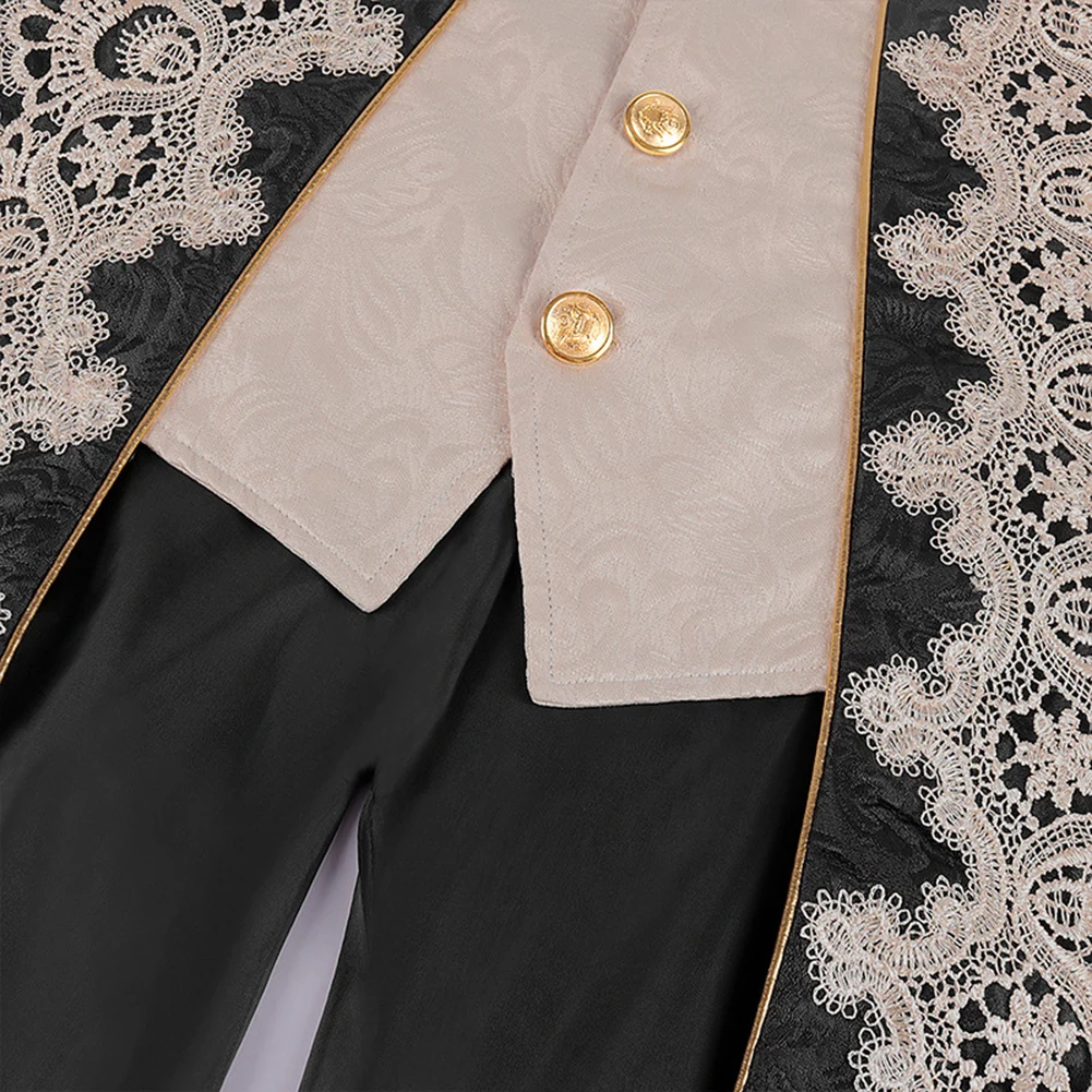 Retro Men Lapel Collar Trench Gothic Victorian Jacket Tailcoat Medieval Renaissance Coats Man Tops Dress Up Costume
Retro Men Lapel Collar Trench Gothic Victorian Jacket Tailcoat Medieval Renaissance Coats Man Tops Dress Up Costume